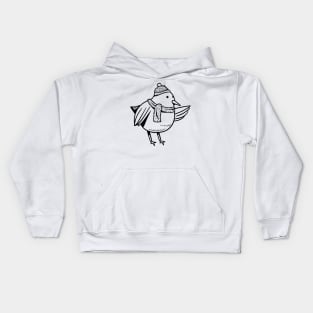 Bird - Cute bird for christmas Kids Hoodie